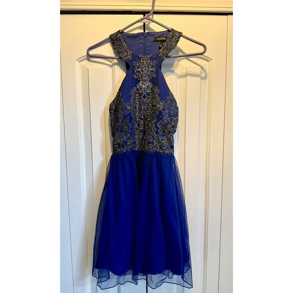 SPEECHLESS Dress size 5 Royal Blue  Formal Mini‎ Dress